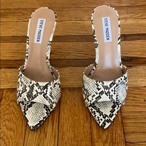 Steve Madden Snakeskin Heels